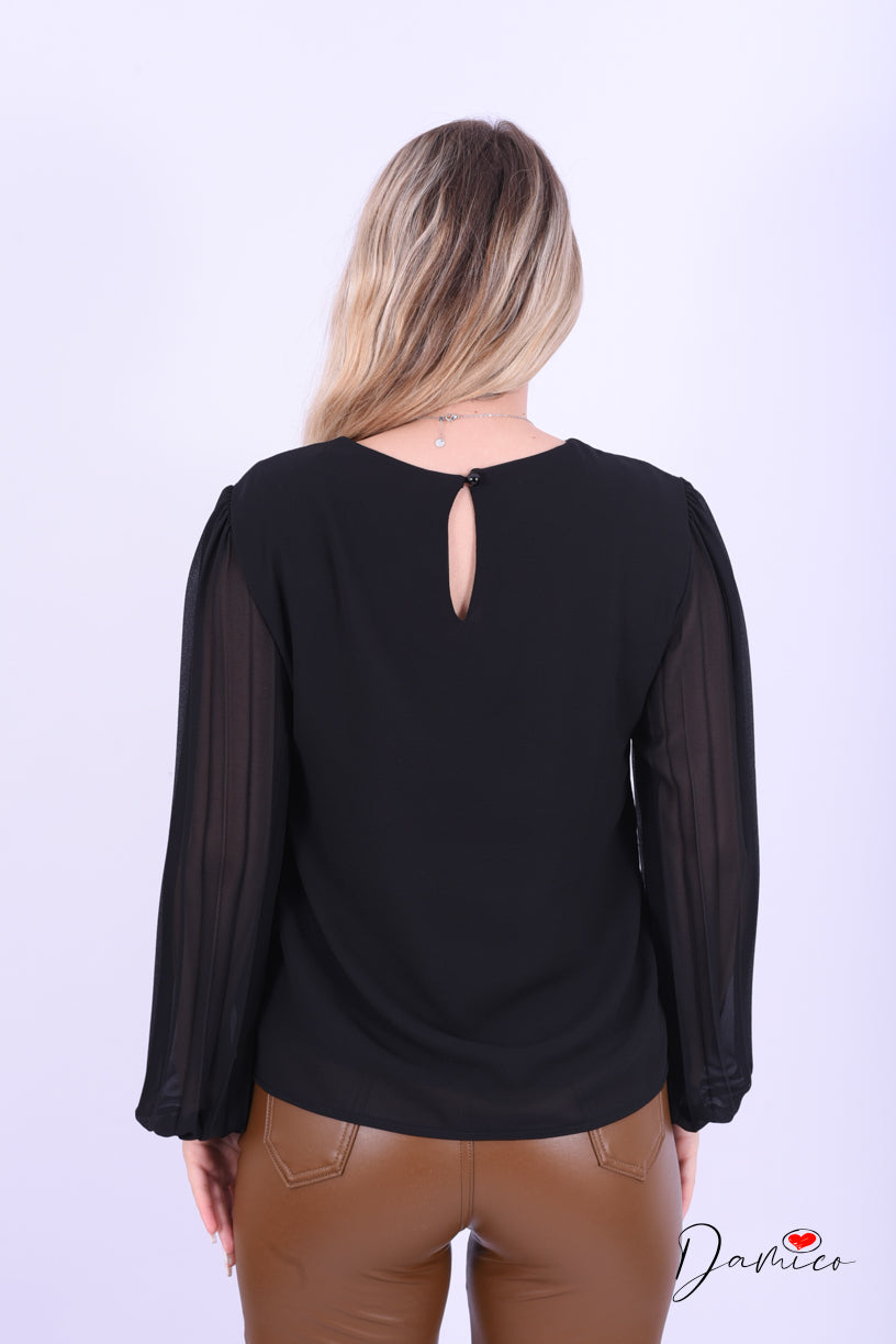 Blusa girocollo