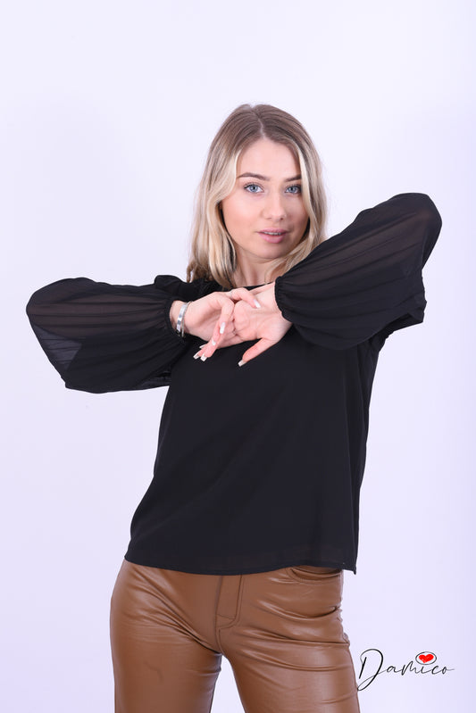 Blusa girocollo