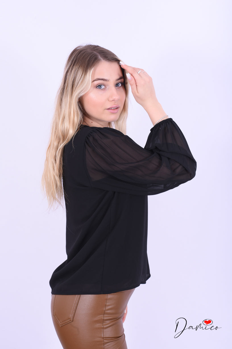 Blusa girocollo