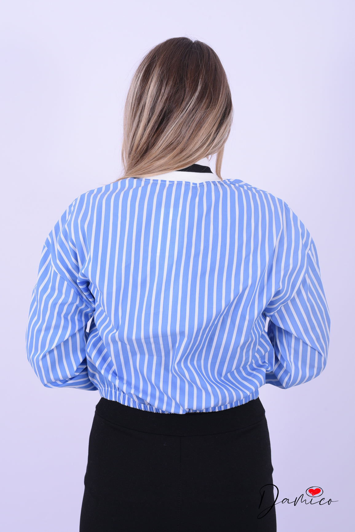 Camicia gessata dettagli School