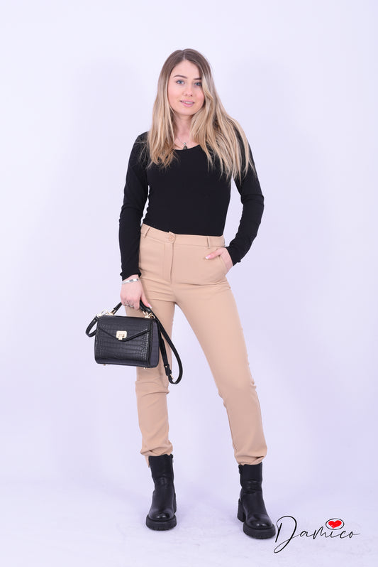 Pantalone Basic simple bottone