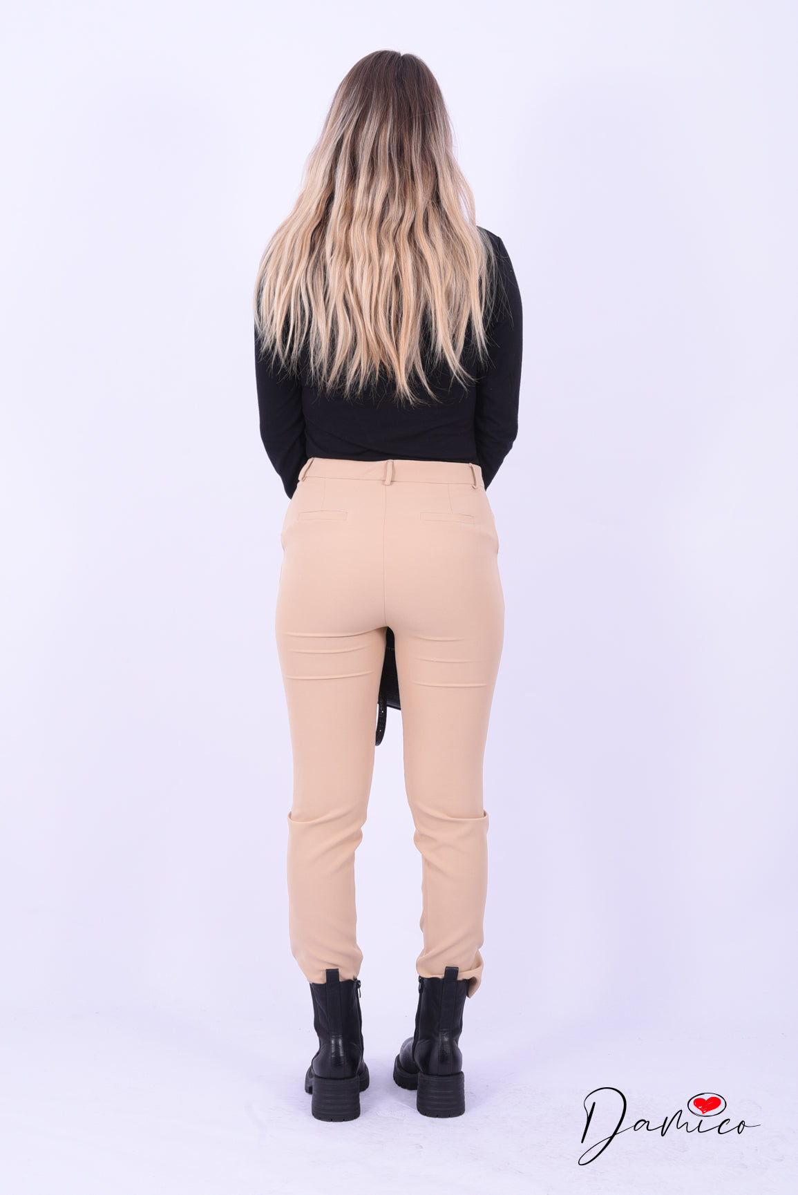 Pantalone Basic simple bottone