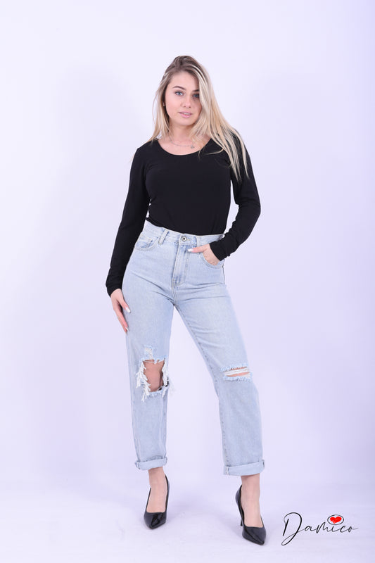 Jeans chiaro large