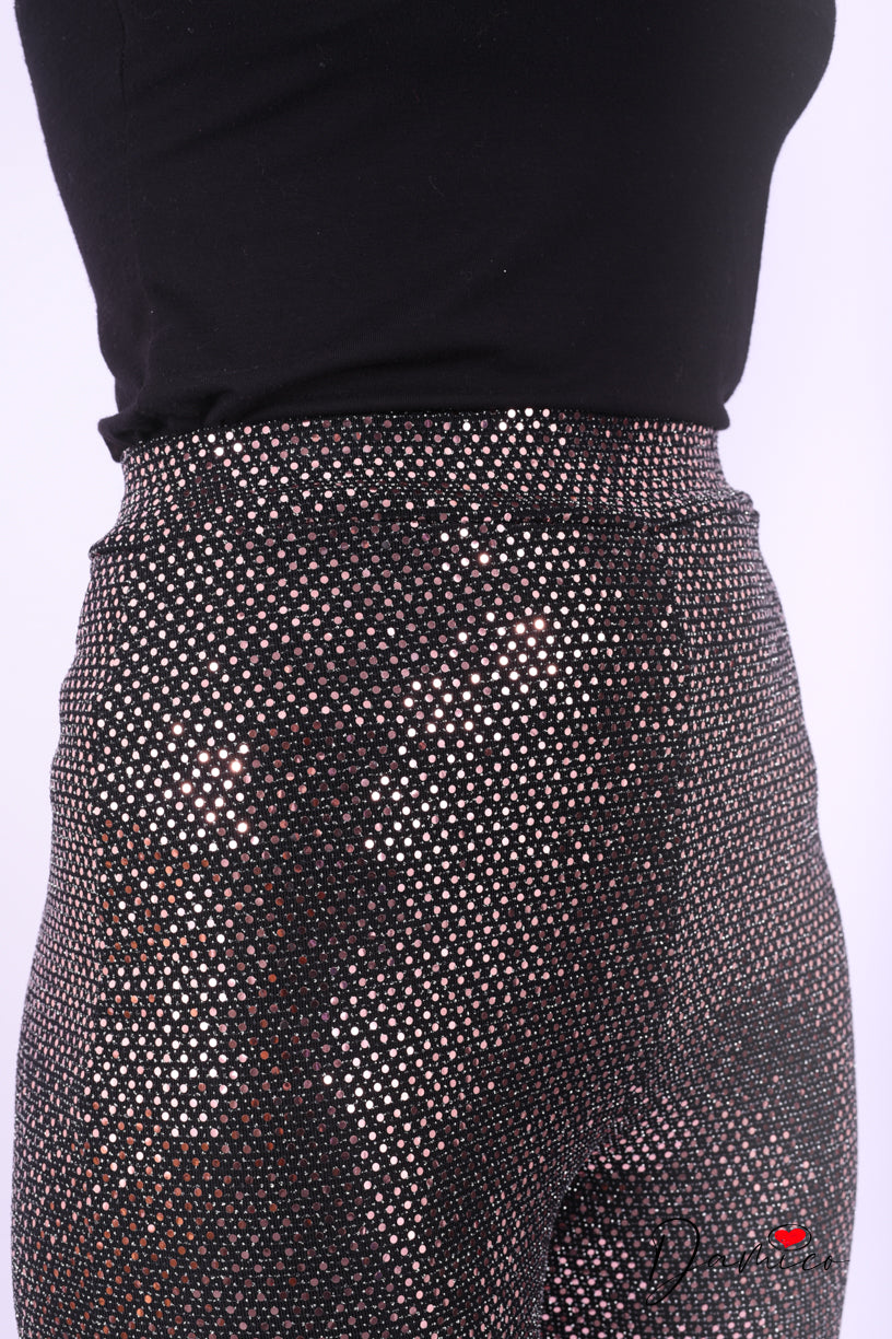 Pantalone con strass