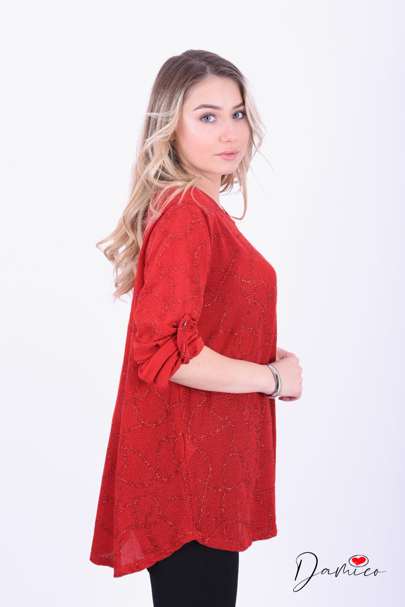 Maxi maglia glitter